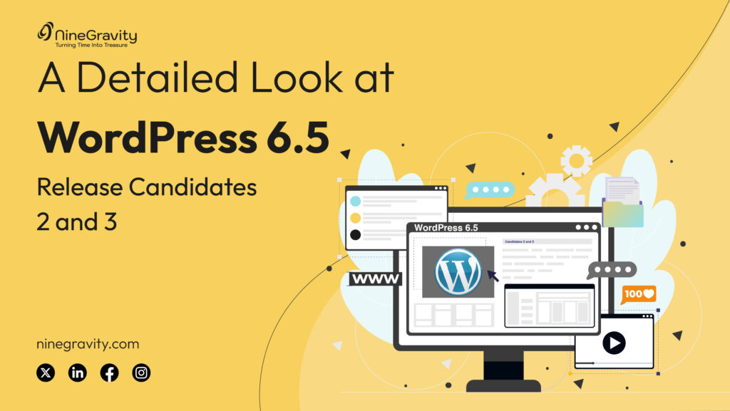 Image showing a detailed examination of WordPress 6.5 Release Candidates 2 and 3.